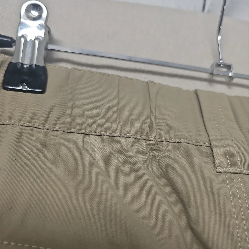 The North Face Pants Men's Medium Beige Nylon Convertible Hiking Outdoor NO BELT